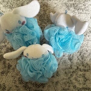 NWT Bundle of 3 Cinnamoroll x Forever 21 Blue Bath Loofah Plush